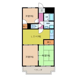 津島駅 徒歩12分 3階の物件間取画像